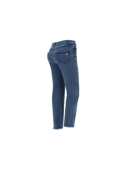 freddy black regular waist straight clear denim blue seam j4b