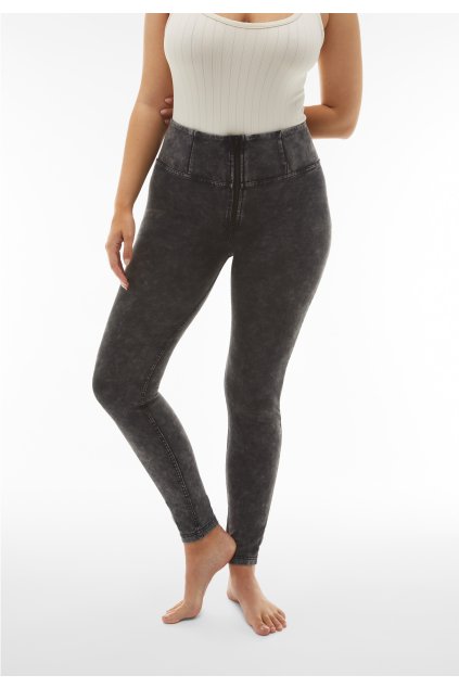 WR.UP® Bavlnené superskinny nohavice šúchané s vysokým pásom, WRUP2HF232