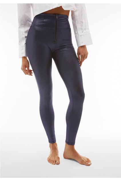 WR.UP® metalické nohavice s extra vysokým pásom, WRUP2HHF331 (Farba Zelená metalická, Veľkosť L)