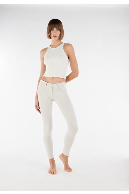 WR.UP® superštíhle push up nohavice z organickej bavlny (Farba Hnedá, Veľkosť L)