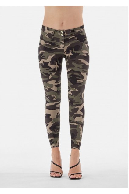 WR.UP® Bavlnené maskáčové 7/8 nohavice s regulárnym pásom, WRUP4RC007KK