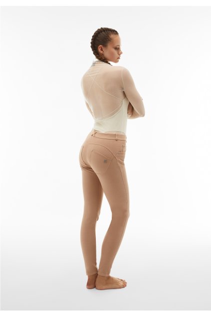 Nohavice WR.UP® s vysokým pásom, farbené v odeve, z člnkovej tkaniny (Farba Čierna, Veľkosť L)