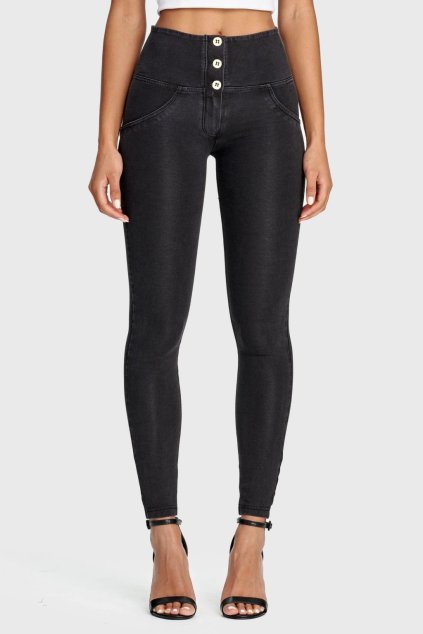 WR.UP® denim nohavice čierne, vysoký pás RE(MOVE), WRUP2BHC002ORG, J7N