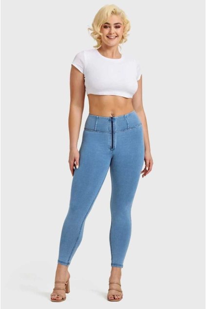 WR.UP® denim nohavice modré, 7/8, vysoký pás RE(MOVE) WRUP4HC002ORG, J4B