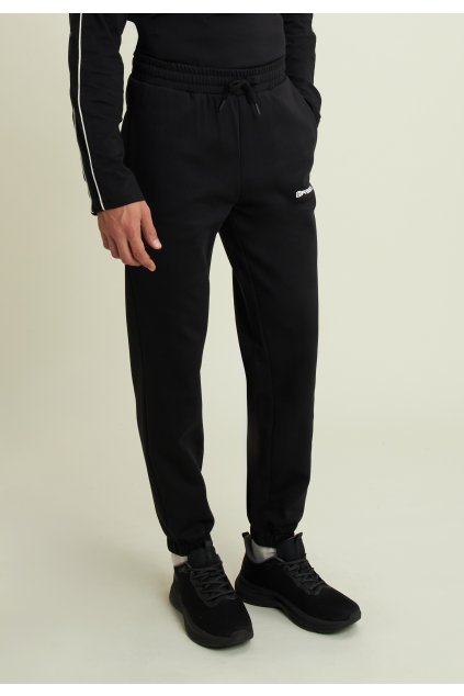 Stretch interlock regular fit athletic trousers (Farba Jet Black, Veľkosť L)