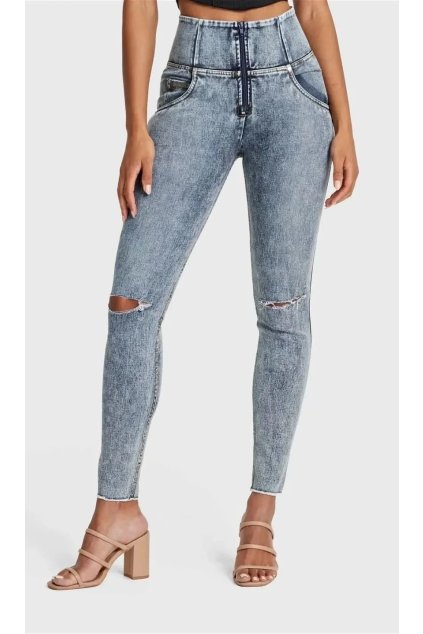 wr upr snug ripped jeans high waisted full length blue stonewash yellow stitching pants wrupsnug2hs222 j19y xxs 2