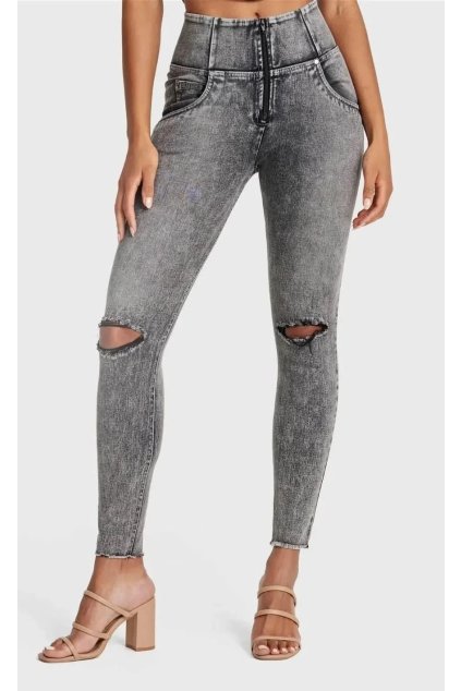 wr upr snug ripped jeans high waisted full length grey stonewash grey stitching pants wrupsnug2hs222 j20g xxs