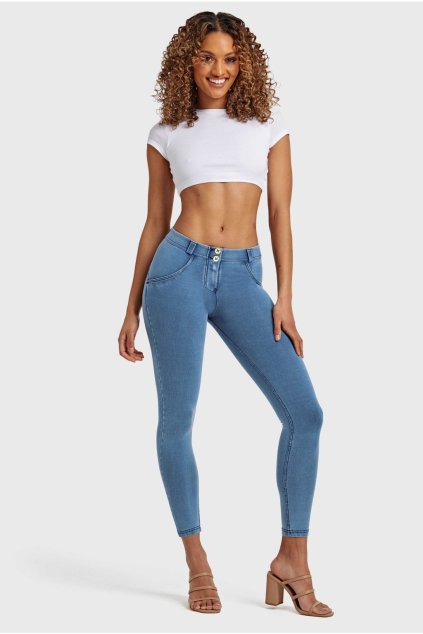 WR.UP® denim nohavice modré, regular pás RE(MOVE) WRUP1RC002ORG, J4B