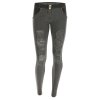 Nohavice WR.UP® regular-rise skinny-fit z potrhaného denimu (Farba Čierna, Veľkosť L)