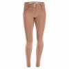 WR.UP® superštíhle push up nohavice z organickej bavlny (Farba Hnedá, Veľkosť L)