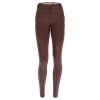 Tvarujúce nohavice WR.UP® s pravidelným pásom a rebrovanými vsadkami (Farba Hnedá, Veľkosť L)