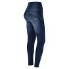 Superštíhle push up džínsy WR.UP® s vysokým pásom z ekologickej džínsoviny (Farba Čierne denim - prešívanie v tóne, Veľkosť XL)