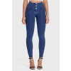 WR.UP® denim nohavice tmavo modré s modrým šitím, vysoký pás RE(MOVE), WRUP2BHC002ORG, J0B