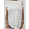 Dámske tričko bavlnené biele s logom, S25WTEET8, W
