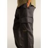 Silk-effect cargo trousers with elasticated bottom (Farba Dark Sapphire, Veľkosť L)