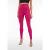 Super high waist WR.UP® trousers in shiny coated fabric (Farba Bright Rose, Veľkosť L)