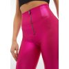 Super high waist WR.UP® trousers in shiny coated fabric (Farba Bright Rose, Veľkosť L)