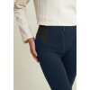WR.UP® super skinny 7/8 length high waist trousers with jacquard inserts (Farba Dark Sapphire, Veľkosť XXL)