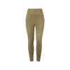 High waist WR.UP trousers with 7/8 length and worn-in effect (Farba Aloe, Veľkosť L)
