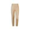 High waist WR.UP 7/8 length faux leather trousers with button decoration (Farba Faded Denim, Veľkosť S)