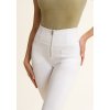 High waist WR.UP 7/8 length trousers with patch pockets (Farba Biela, Veľkosť L)
