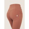 High waist WR.UP jersey trousers with hip decoration (Farba Lily White, Veľkosť XL)
