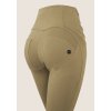 High waist WR.UP jersey trousers with hip decoration (Farba Lily White, Veľkosť XL)