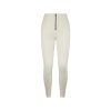High waist WR.UP jersey trousers with hip decoration (Farba Lily White, Veľkosť XL)