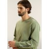 Cotton crew neck sweatshirt with logo insert on sleeves (Farba Hedge Green, Veľkosť L)