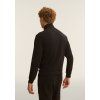 Men's zip and turtleneck tracksuit in interlock cotton (Farba Čierna, Veľkosť L)
