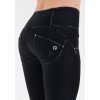 WR.UP® SNUG nohavice denim čierne šúchané, vysoký pás, RE(MOVE) WRUPSNUG2HS268, J7N (Veľkosť L)