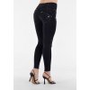 WR.UP® SNUG nohavice denim čierne šúchané, vysoký pás, RE(MOVE) WRUPSNUG2HS268, J7N (Veľkosť L)