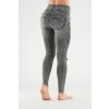 WR.UP SNUG denim nohavice sivé šúchané, vysoký pás WRUPSNUG2HS222, J20G (Veľkosť L)