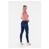 WR.UP® denim nohavice tmavo modré so žltým šitím, regular pás RE(MOVE) WRUP1RC002ORG, J0Y