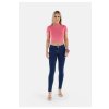 WR.UP® denim nohavice tmavo modré so žltým šitím, regular pás RE(MOVE) WRUP1RC002ORG, J0Y
