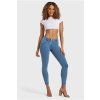 WR.UP® denim push up nohavice modré, regular pás RE(MOVE) WRUP1RC002ORG, J4B