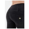 FREDDY WR.UP® denim nohavice čierne, 7/8, vysoký pás RE(MOVE),  WRUP4BHC002ORG, J7N (Veľkosť XL)