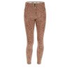 WR.UP® svetlo hnedé nohavice so zvieracím vzorom, vysoký pás RE(MOVE), WRUP4RHF314, ANI68 (Veľkosť S)