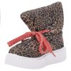 FREDDY Puff Boot čižmy čierno-hnedé so zvieracím vzorom F2FPB001NY, ANIM (Veľkosť 38)