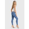 WR.UP® denim nohavice modré so žltým šitím, regular pás RE(MOVE) WRUP1RC002ORG, J4Y