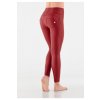 WR.UP® koženkové červené nohavice, vysoký pás RE(MOVE) WRUP1HC006PREC, R68 (Veľkosť M)