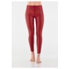 WR.UP® koženkové červené nohavice, vysoký pás RE(MOVE) WRUP1HC006PREC, R68 (Veľkosť M)