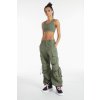 FREDDY CARGO nohavice tmavo zelené, ležérneho štýlu, regular pás BRITNEYF301, V69X (Veľkosť L)