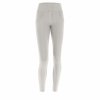 7/8 WR.UP® Pantaloni din bumbac crem, talie medie RE(MOVE), WRUP4MC001ORG, Z40