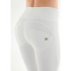 WR.UP® 7/8  Pantaloni din piele artificială cu talie înaltă de culoare albă RE(MOVE) WRUP4HC006PREC, W