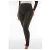 WR.UP® Pantalon negru din piele artificială, cu cusături decorative stilate WRUP2SHF313, N