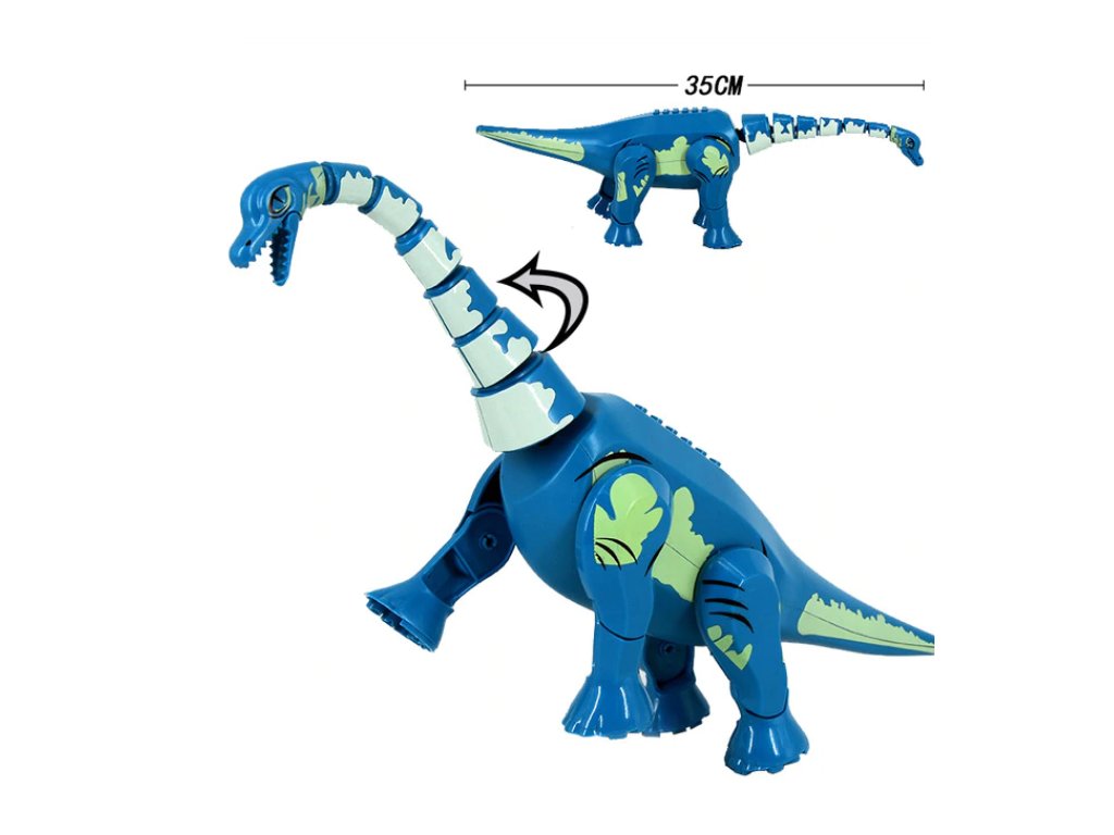 Jurský Park dinosaurus k Lego - Brontosaurus 35 cm