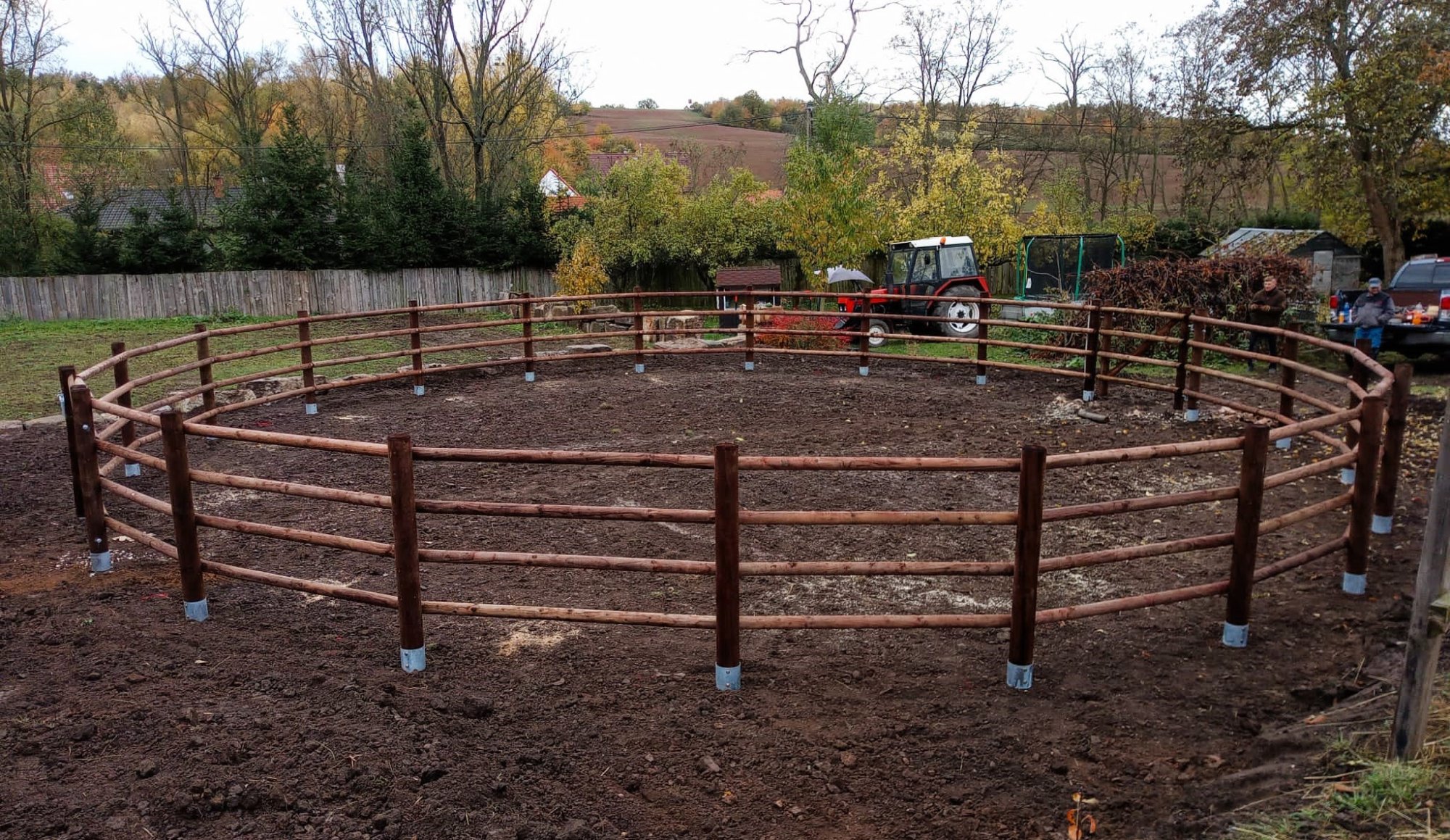 Kruhová ohrada pro koně