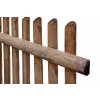 Půlkuláčové plotové dílce – ⌀ 8 cm, plotovka zkosená/fazeta