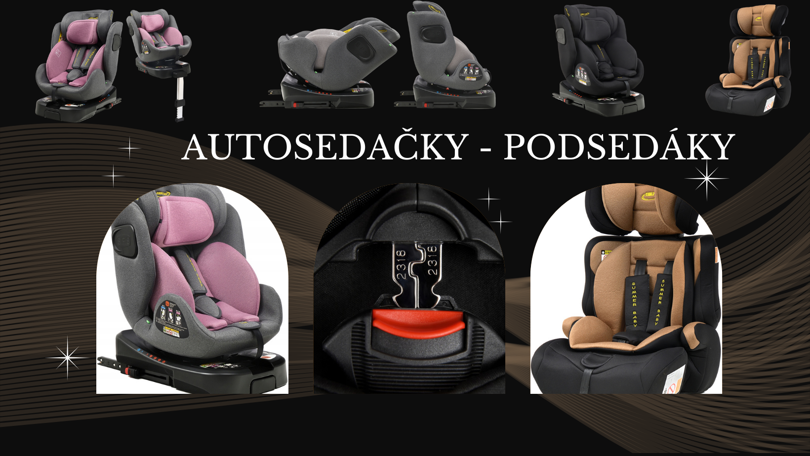 Autosedačky - Podsedáky